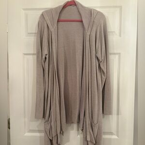 Barefoot Dreams CozyChic Ultra Lite
Hooded Seashore Cardigan -1X